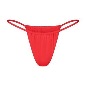 Skims STRING BIKINI BOTTOM ruby size M NWT in packaging